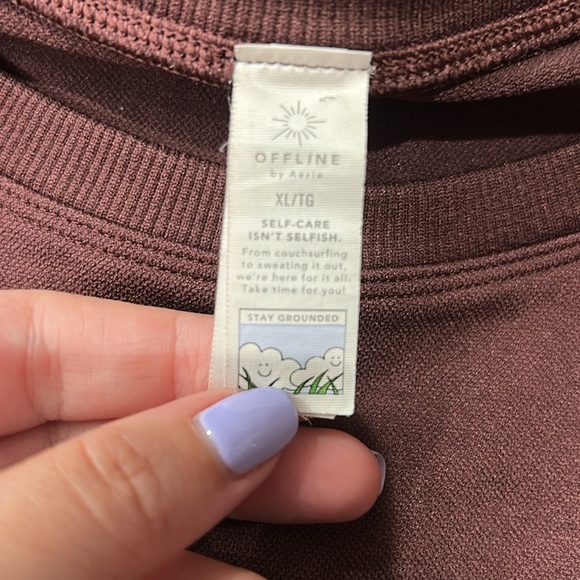 aerie crop XL sport top - Picture 2 of 4